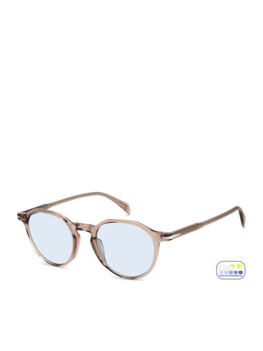 David Beckham Unisex Sunglasses with Pink Horn-...