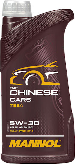 Mannol For Chinese Cars 7924 Συνθετικό Λάδι Αυτοκινήτου 5W-30 1lt