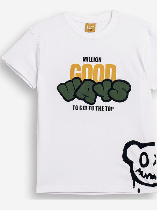 Funky Kids' T-shirt White