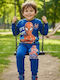 Kids Sweatpants Set Blue.