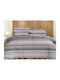 Sheet Sets Double 200x260cm. Reactive Grey 4pcs