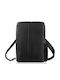 Leather Women's Clutch Backpack Black