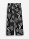 Pantalon Larg pentru Copii Negru