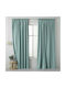 Saray Home Vorhang mit Bleistiftfalten Türkis 140x280cm