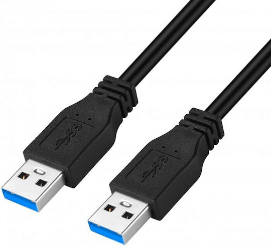 Techly USB 2.0 Cable USB-A male - USB-A male 2m