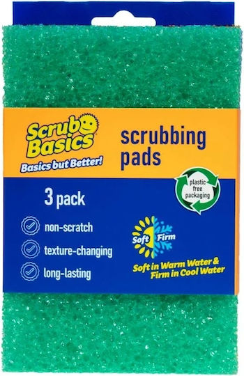 Scrub Daddy Basics Perne de Frecat – Set 3 Bucăți Fibre de Frecare