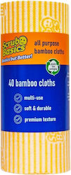 Scrub Daddy Basics All Purpose Bamboo Cloths – Ρολό 40 Τεμαχίων