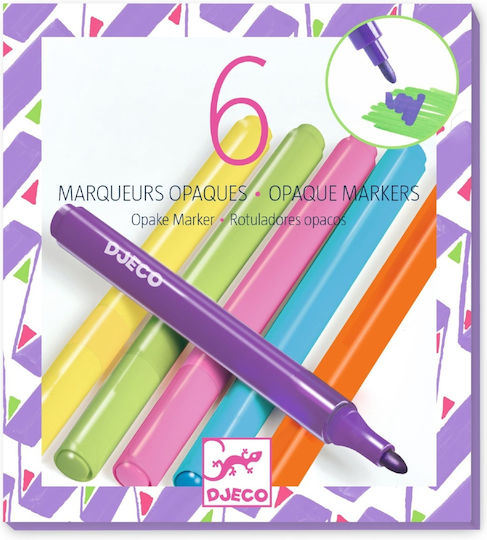 Djeco Markere de Desen 10mm Set 6buc