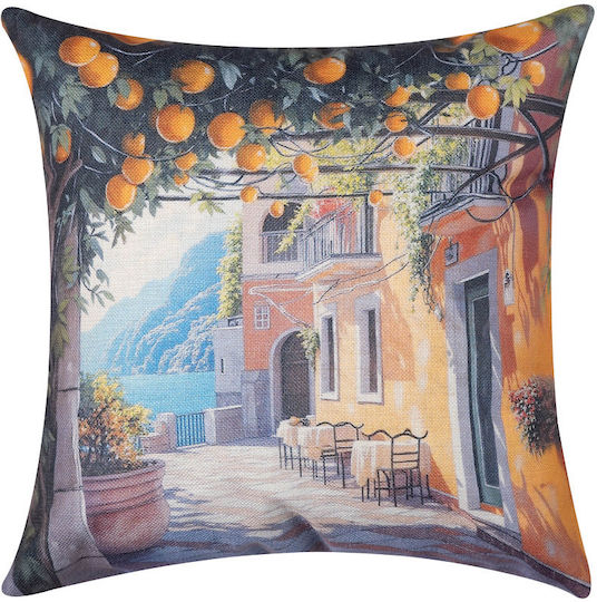 Silk Fashion Διακοσμητική Μαξιλαροθήκη Πολύχρωμη 45x45εκ.