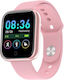 Eko Smartwatch mit Pulsmesser (Rosa)