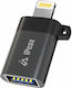 iPEAX Convertor Lightning masculin în USB-A feminin 1buc
