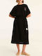Summer Midi Dress Black