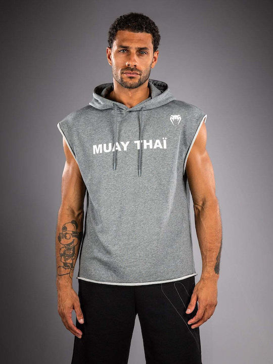 Sweatshirt with Hood Heather Grey