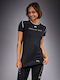 Venum Women's Short Sleeve Martial Arts Shirt VENUM-05183-108 Black