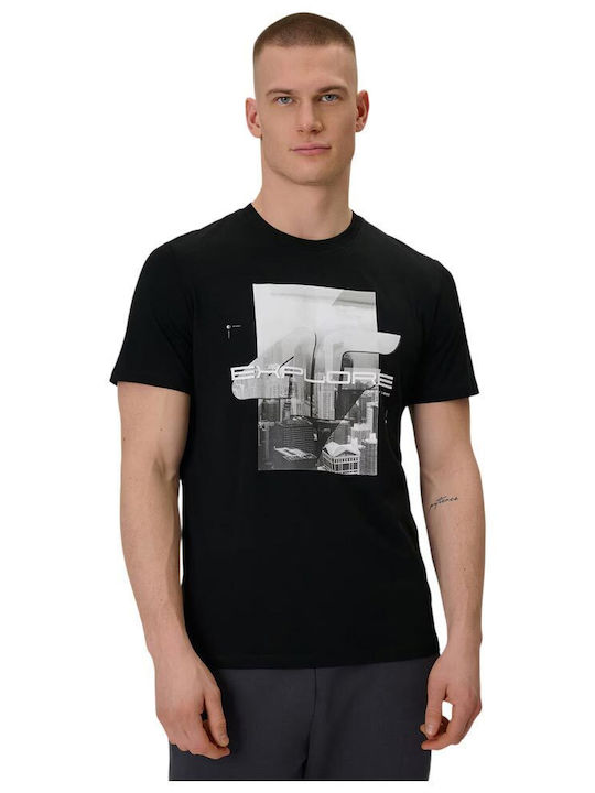 4F T-Shirt Schwarz
