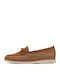 Δερμάτινα Γυναικεία Loafers σε Ταμπά Χρώμα