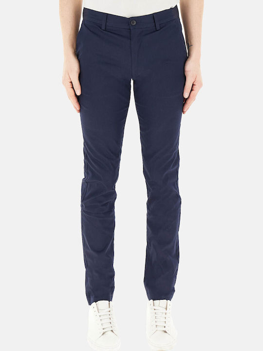 Kaiton Kaiton Παντελόνι Ελαστικό σε Slim Εφαρμογή Dark Blue
