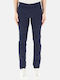Kaiton Kaiton Παντελόνι Ελαστικό σε Slim Εφαρμογή Dark Blue