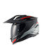 Nexx Y.Travl Quest Black/Red Motorcycle Helmet Modular DOT / ECE 22.06 with Sunvisor