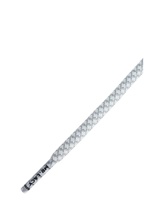Κορδόνια Mr Lacy Ropies 130cm White Grey 316730...