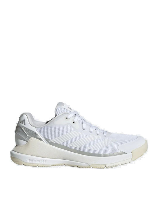 adidas Crazyquick Γυναικεία Παπούτσια Padel Λευκά
