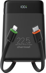 Charmast W1202 10000mAh 22.5W Μαύρο Charmast W1202 10000mAh 22.5W Μαύρο