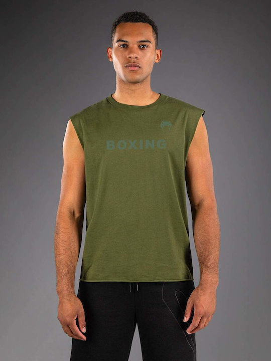 Venum Sleeveless Shirt VENUM-05941-015 for Boxing Green