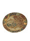 Artekko Porcelain Decorative Platter Satsuma Multicolour 10x10x1cm