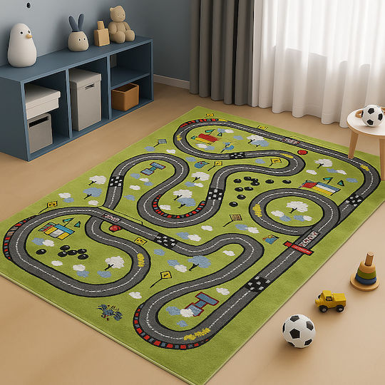 Saray Home Kids Synthetic Rug 3d City Adventure 133x170cm