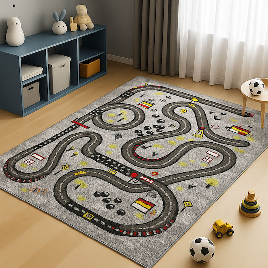 Saray Home Kids Synthetic Rug 3d City Adventure 133x170cm