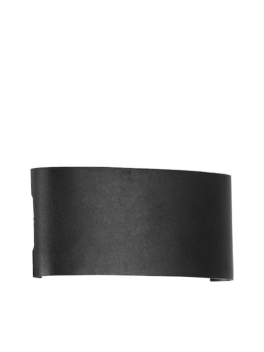 kelvo SIXOAD Wall-Mounted Outdoor Lighting LED IP65 18W with Warm White Light Dimensions 17x4x8cm