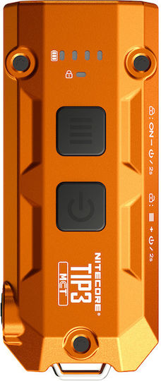 NiteCore Flashlight LED with Maximum Brightness 720lm Orange