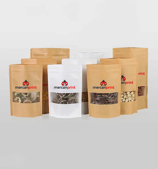 Mercan Paper Kraft Food Packaging Bag 100pcs