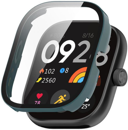 Redmi Watch 4 Xdfind Закален Стъклен Интегриран PC Протективен Калъф За Часовник В Борово Зелено
