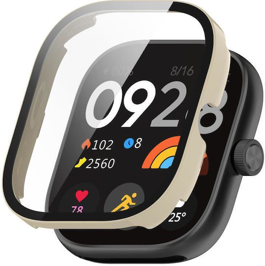 Redmi Watch 4 Xdfind Tempered Film Integrated Pc Watch Protective Cover Ivory