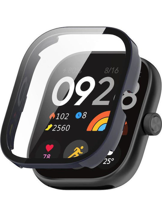 Redmi Watch 4 Xdfind Tempered Film Integrated Pc Watch Protective Cover Ink Blue