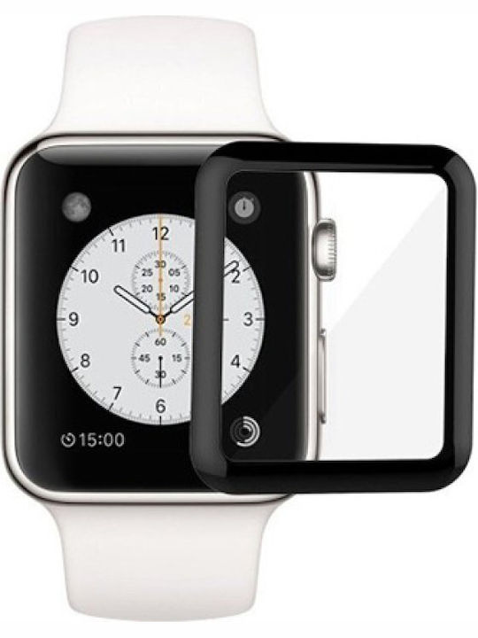 Sticlă 3D Temperată PET Apple Watch 45mm Negru OEM