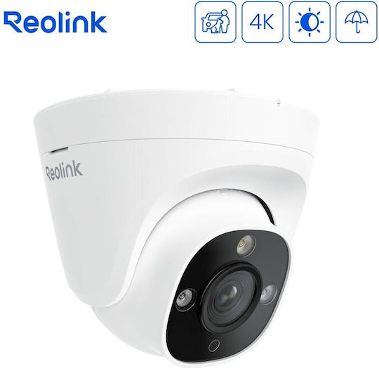 Reolink RP-PCT8M IP Κάμερα Παρακολούθησης 4K Αδιάβροχη με Αμφίδρομη Επικοινωνία και Φακό 2.8mm