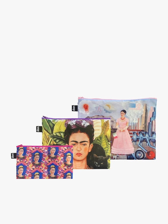 Loqi Σετ 3 Ανακυκλωμενες Θηκες Φερμουαρ Frida Kahlo Self Portrait On Borderline Self Portrait Hummingbird Frame Zp.fk Loqi Σετ 3 Ανακυκλωμενες Θηκες Φερμουαρ Frida Kahlo Self Portrait On Borderline Self Portrait Hummingbird Frame Zp.fk