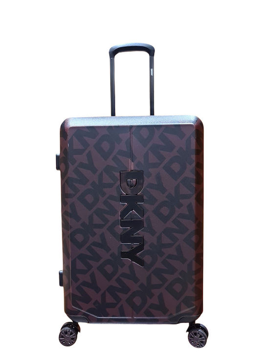 Medium Travel Suitcase Trolley Four Wheels Upright 24" Dh418sr4 Step + Repeat Garnet