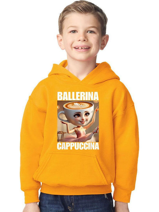 Kids Sweatshirt with Hood Gold