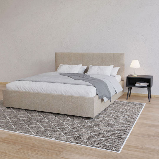 Billy Κρεβάτι King Size με Αποθηκευτικό Χώρο για Στρώμα 180x200cm Μπεζ Billy Κρεβάτι King Size με Αποθηκευτικό Χώρο για Στρώμα 180x200cm Μπεζ