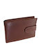 Leather Men's Wallet Classic with RFID Brown