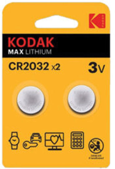 Kodak Μπαταρίες Λιθίου Ρολογιών CR2032 2τμχ