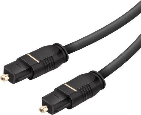 Vivanco Optical Audio Cable TOS Male - TOS Male Black 2m (46150)