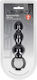 Shots Beaded Anal Beads Black
