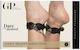 Guilty Pleasure Braided Ankle Handschellen in Gold Farbe