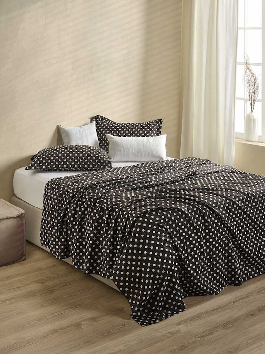 Royal Sateen Signature Dots Σετ Σεντόνια Υπέρδι...