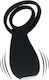 Vibrating Cock Ball Ring Paw Stimulator Black