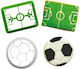 Cookie Cutter Set Ball Football Field 6.5cm 7.5x5.6cm X2